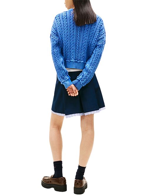 Maglioncino a trecce con logo Tommy Jeans | DW0DW22317C6H